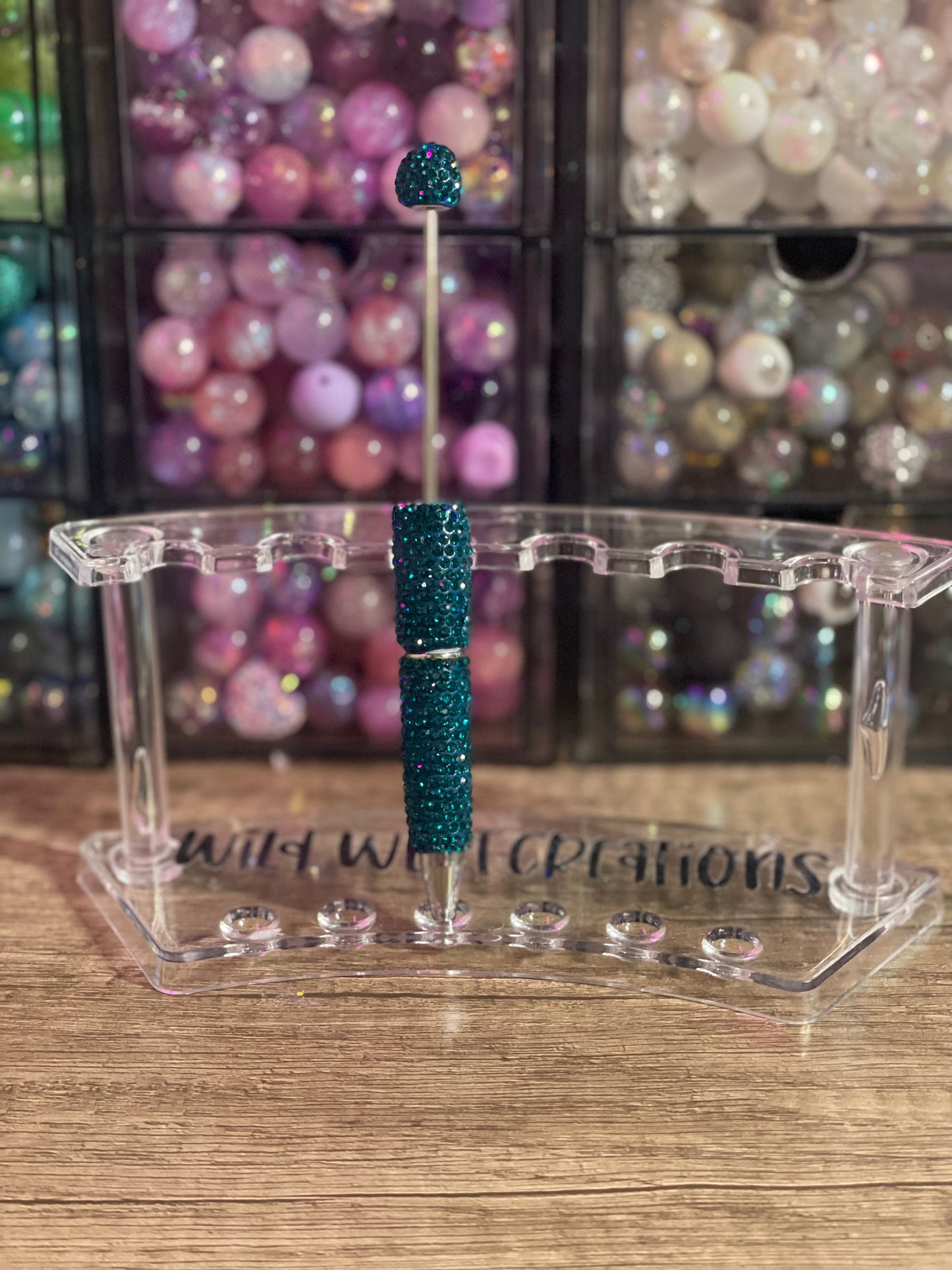 Teal Bling Pen
