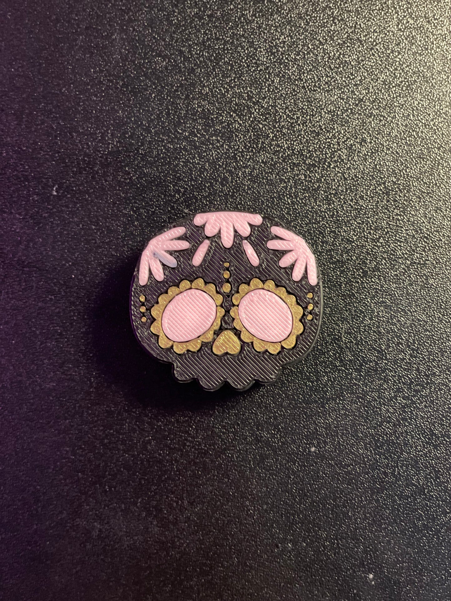 Black & Pink Sugar Skull