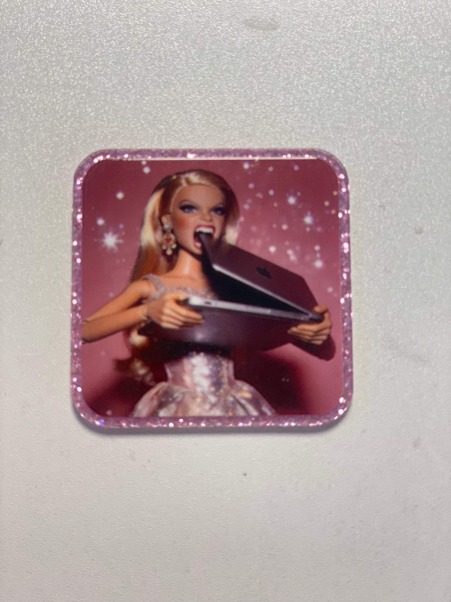 Crash out barbz w/ laptop