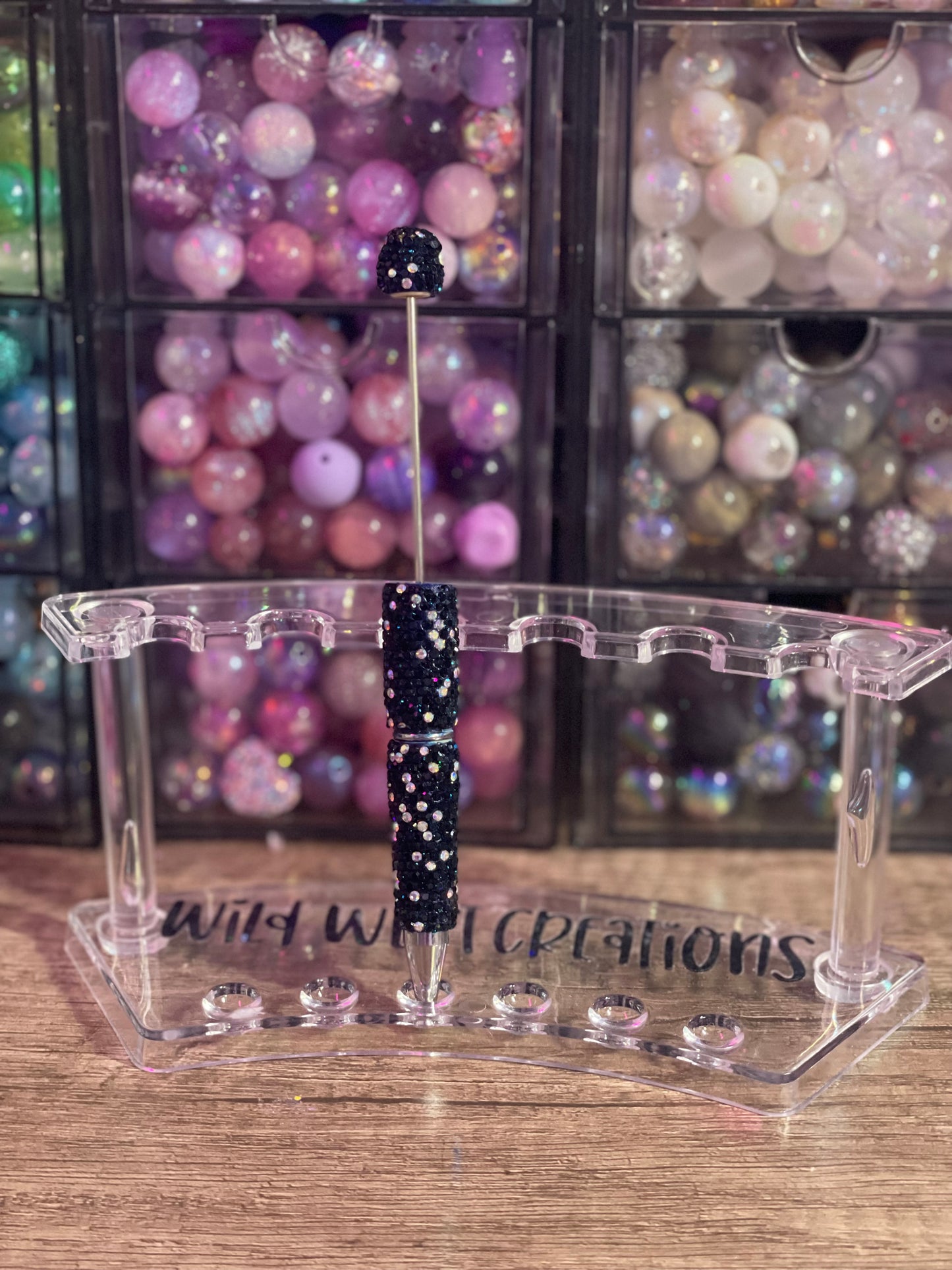 Navy AB Bling Pen