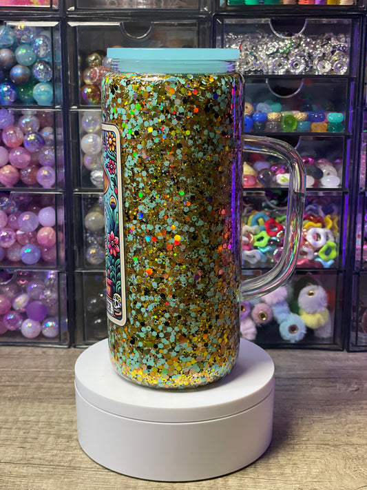 20oz “The Gardener” Glass Snow Globe