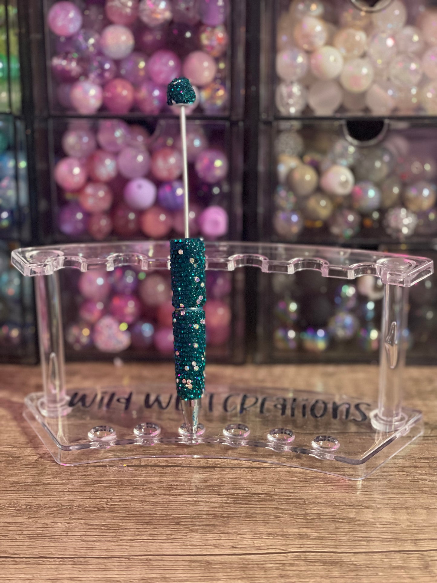 Teal AB Bling Pen