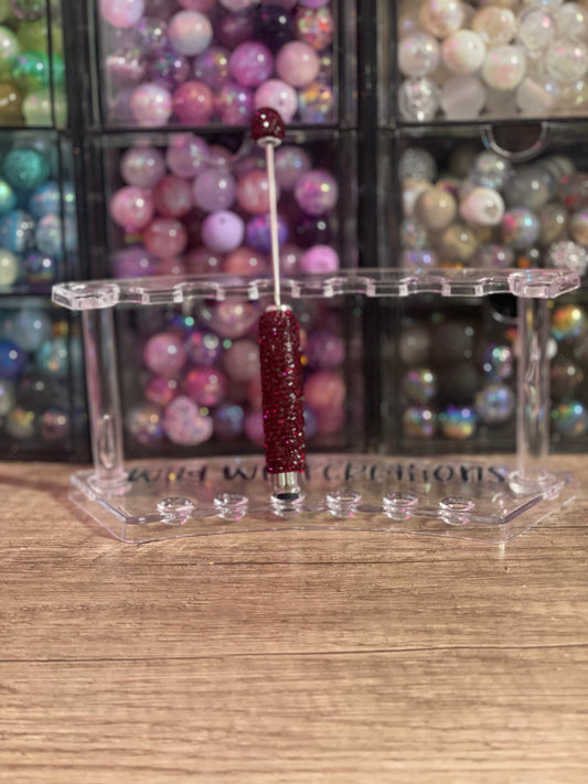 Dark Cherry Red Bling Stylus Pen