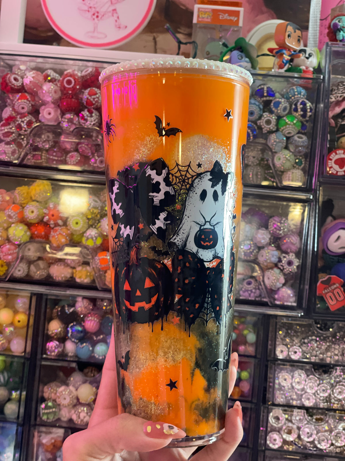 Spooky Ghost Paint Swirl