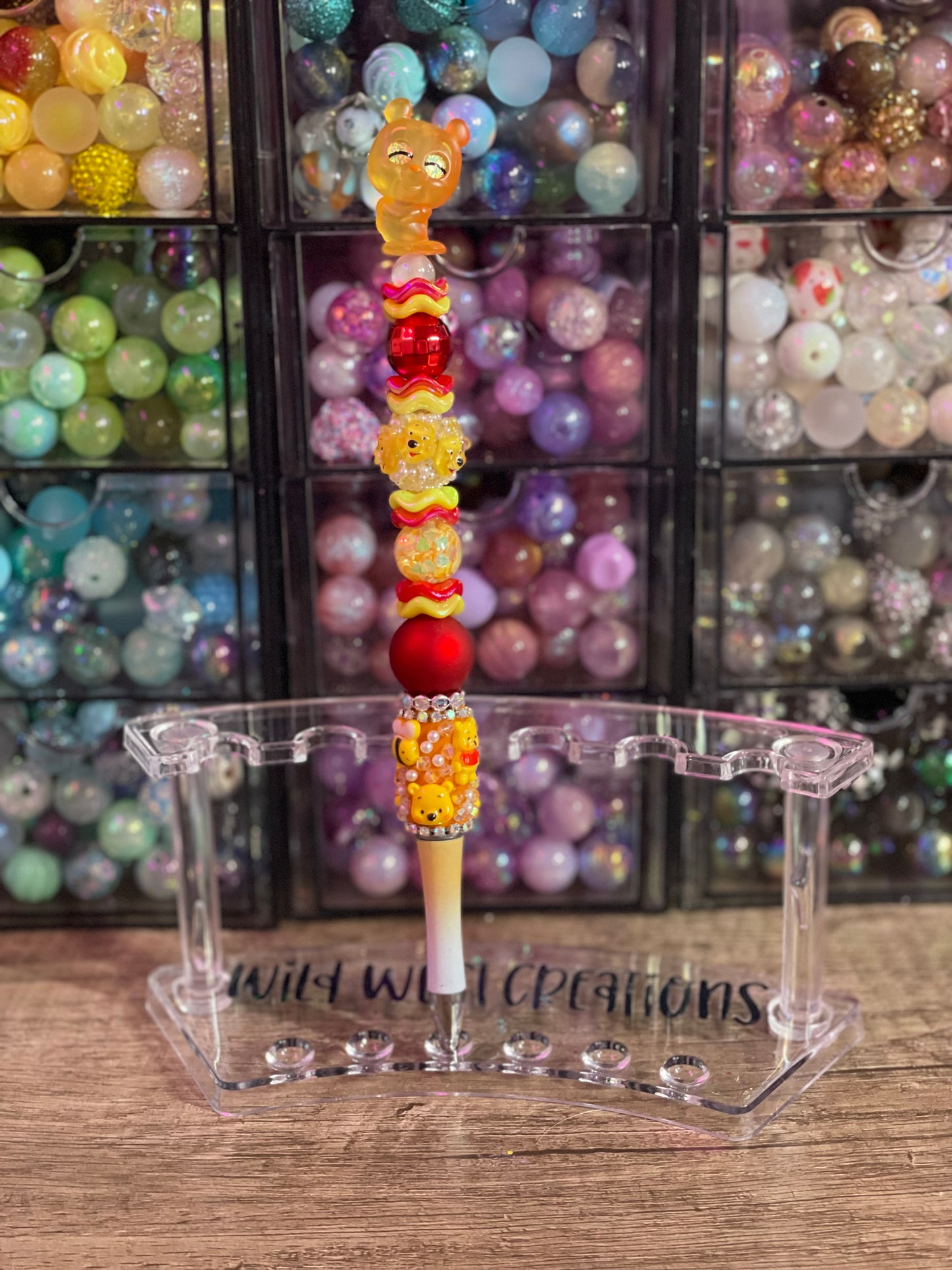 Pooh Bear Half Bling Pen