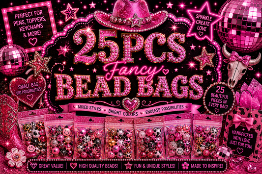 25pc Fancy Bead Bag