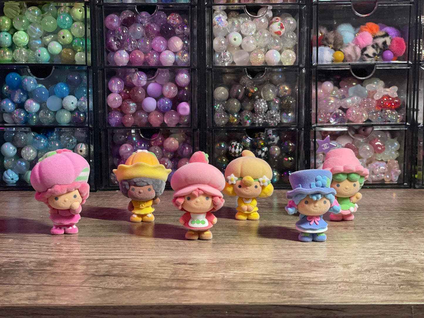 Strawberry Shortcake Flocked Characters
