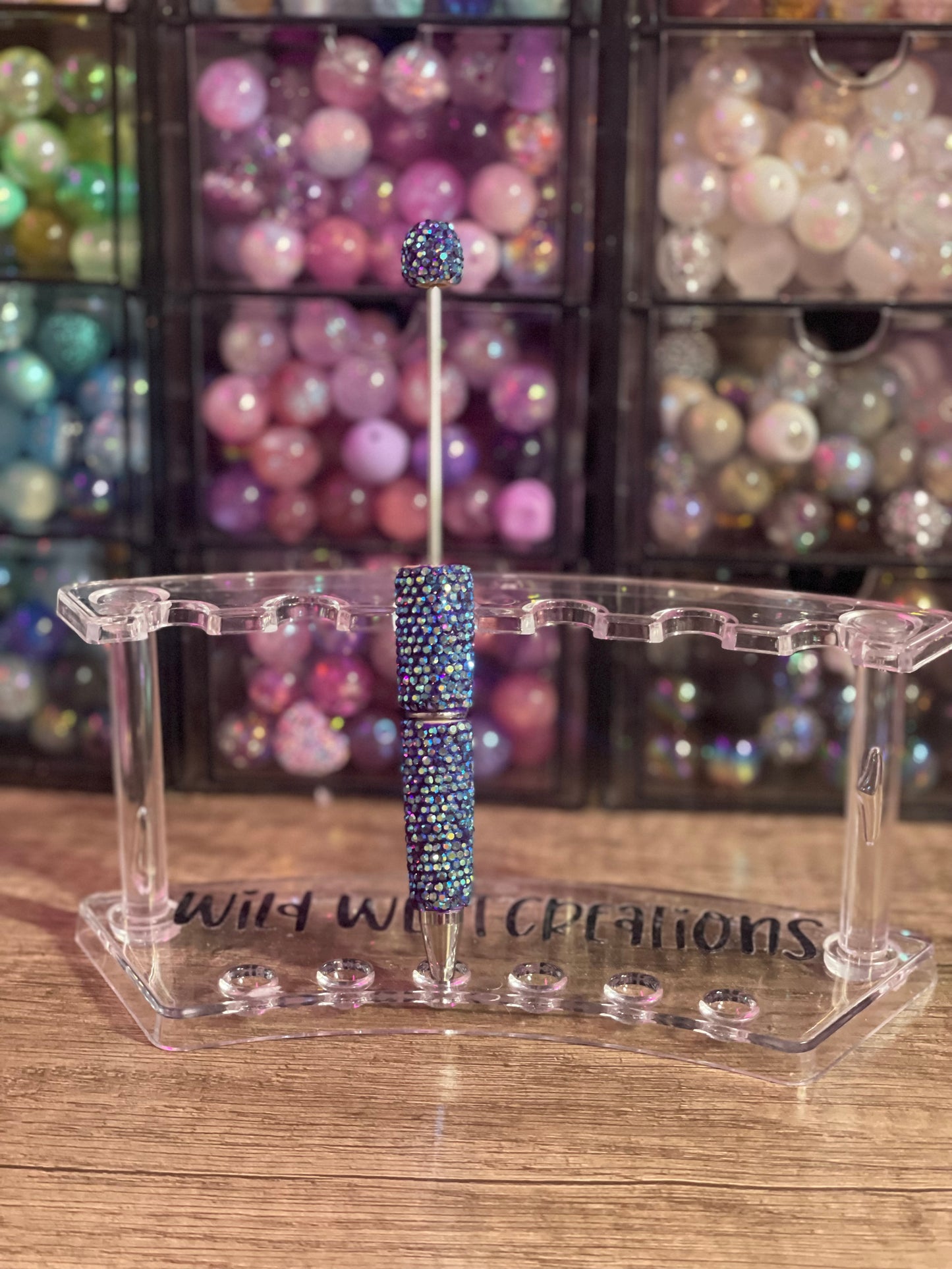 Dark Purple AB Bling Pen