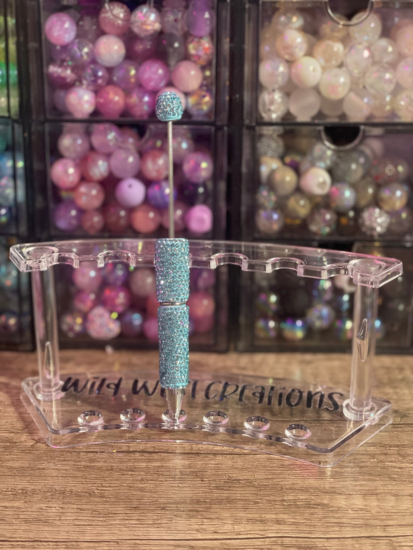 Light Blue Bling Pen