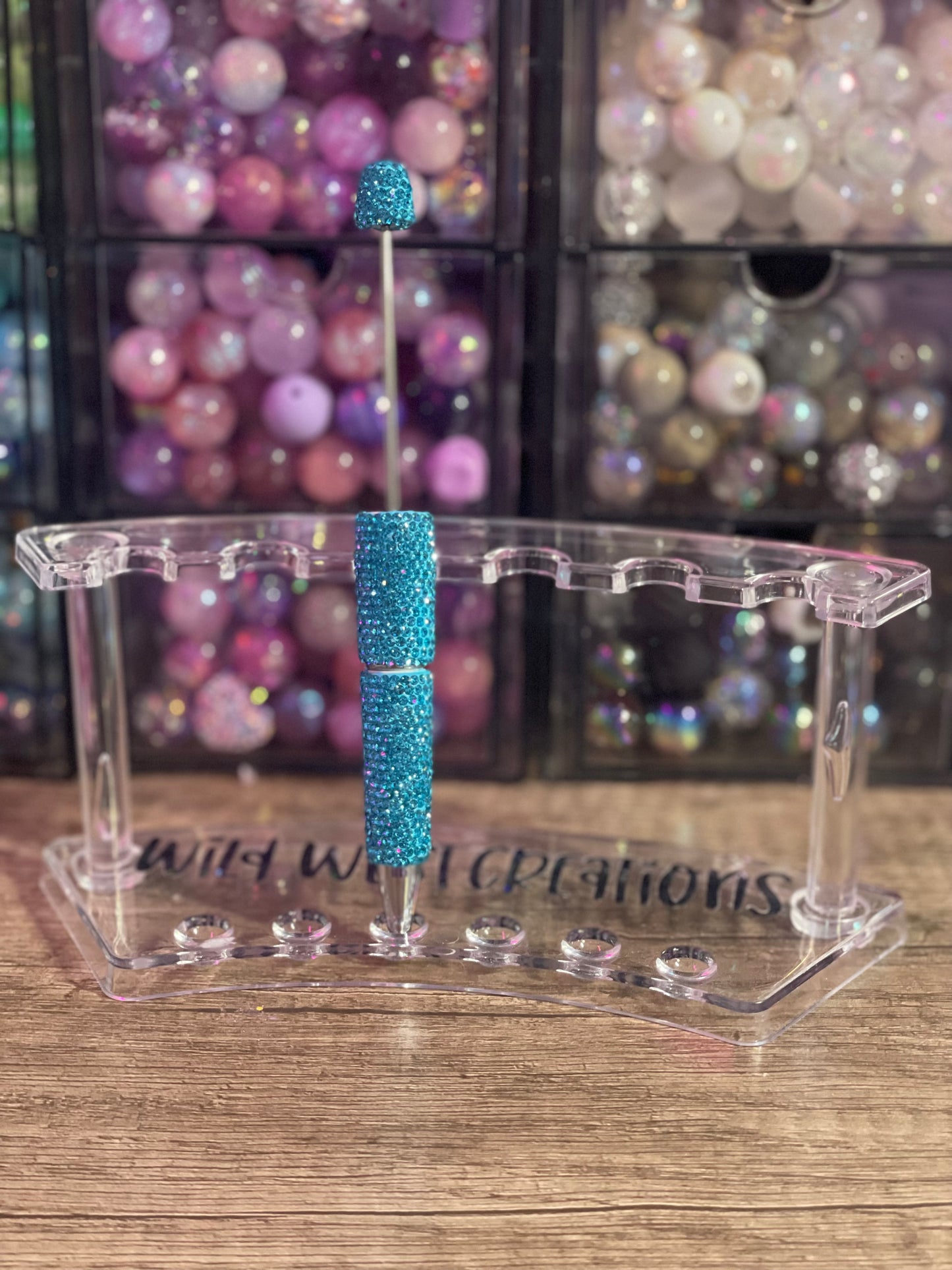 Sky Blue Bling Pen