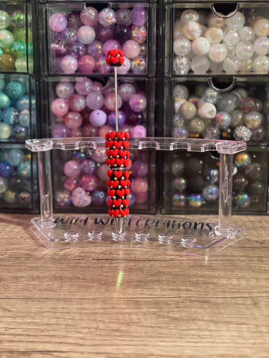Red Heart Bling Pen