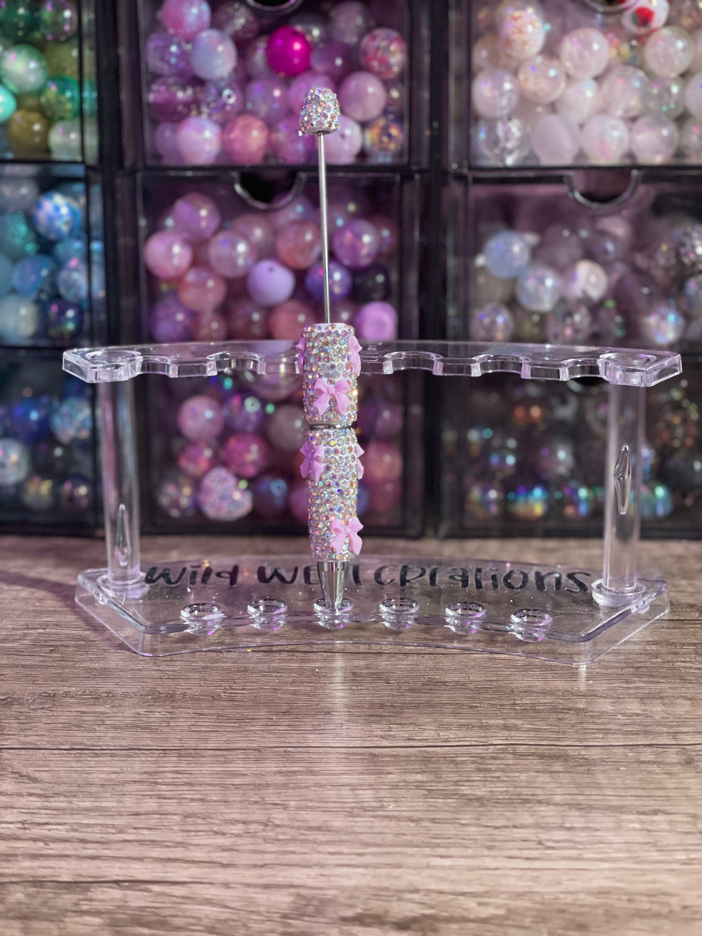 Lavender Bows Bling Pen