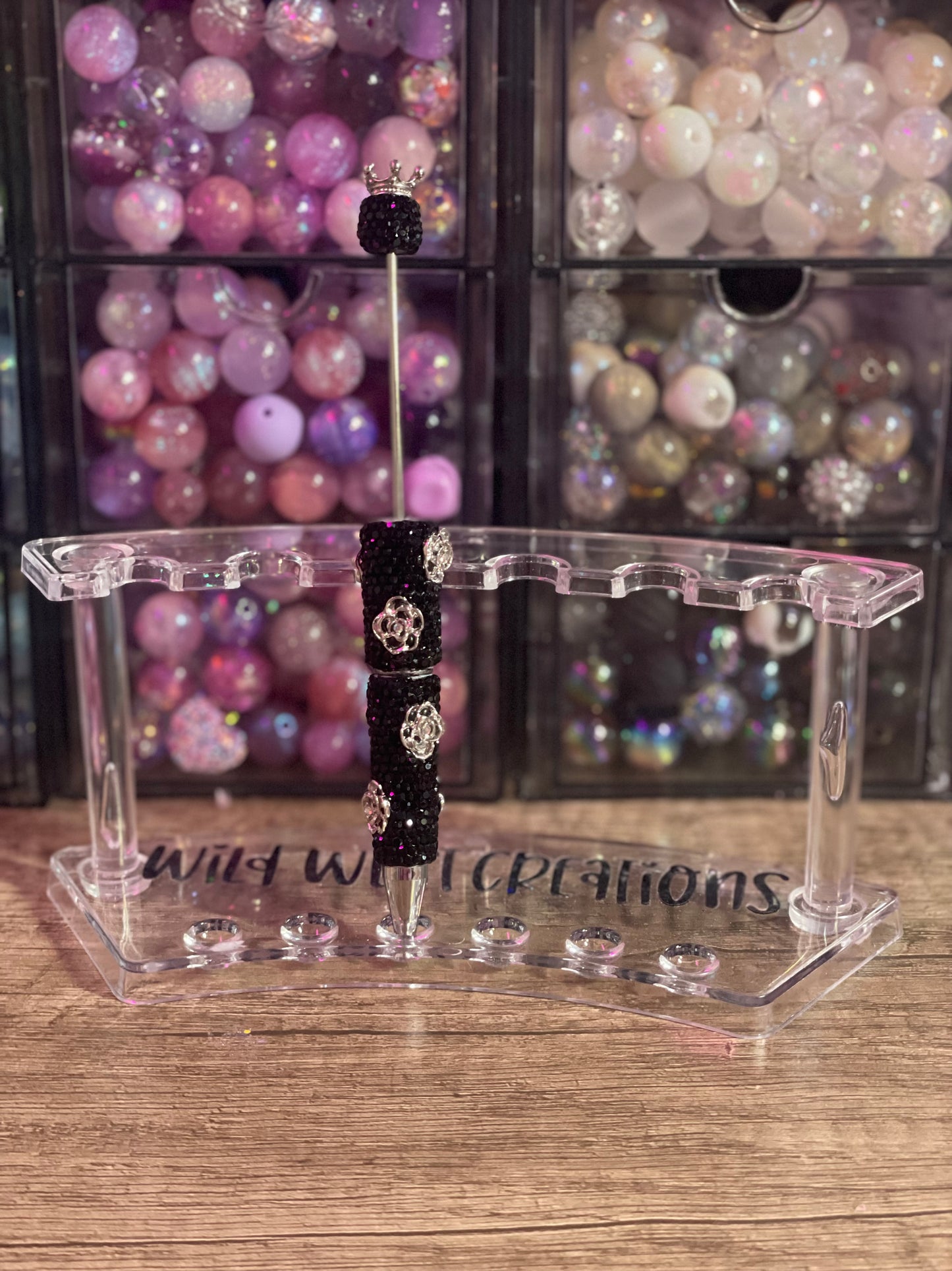Black Roses Bling Pen