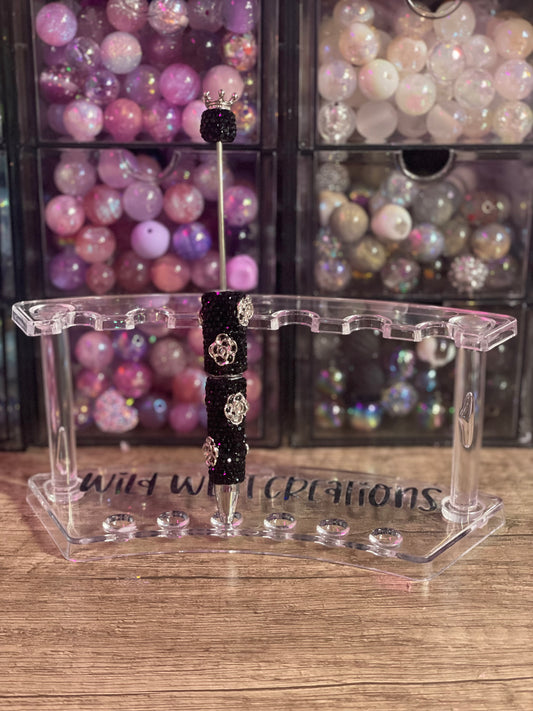 Black Roses Bling Pen
