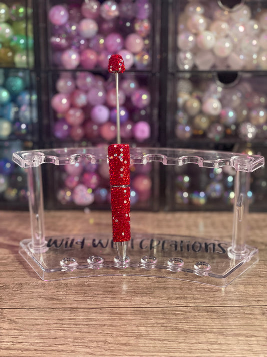 Cherry Red AB Bling Pen