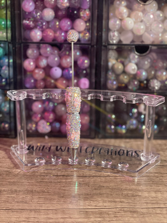 Pink Bows Bling Pen
