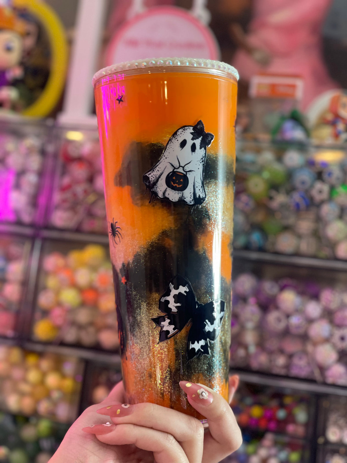 Spooky Ghost Paint Swirl