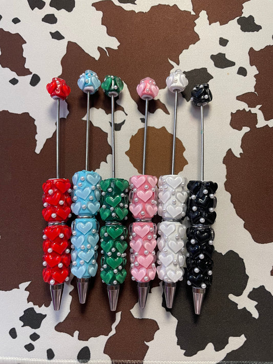 Heart Rhinestone Pens