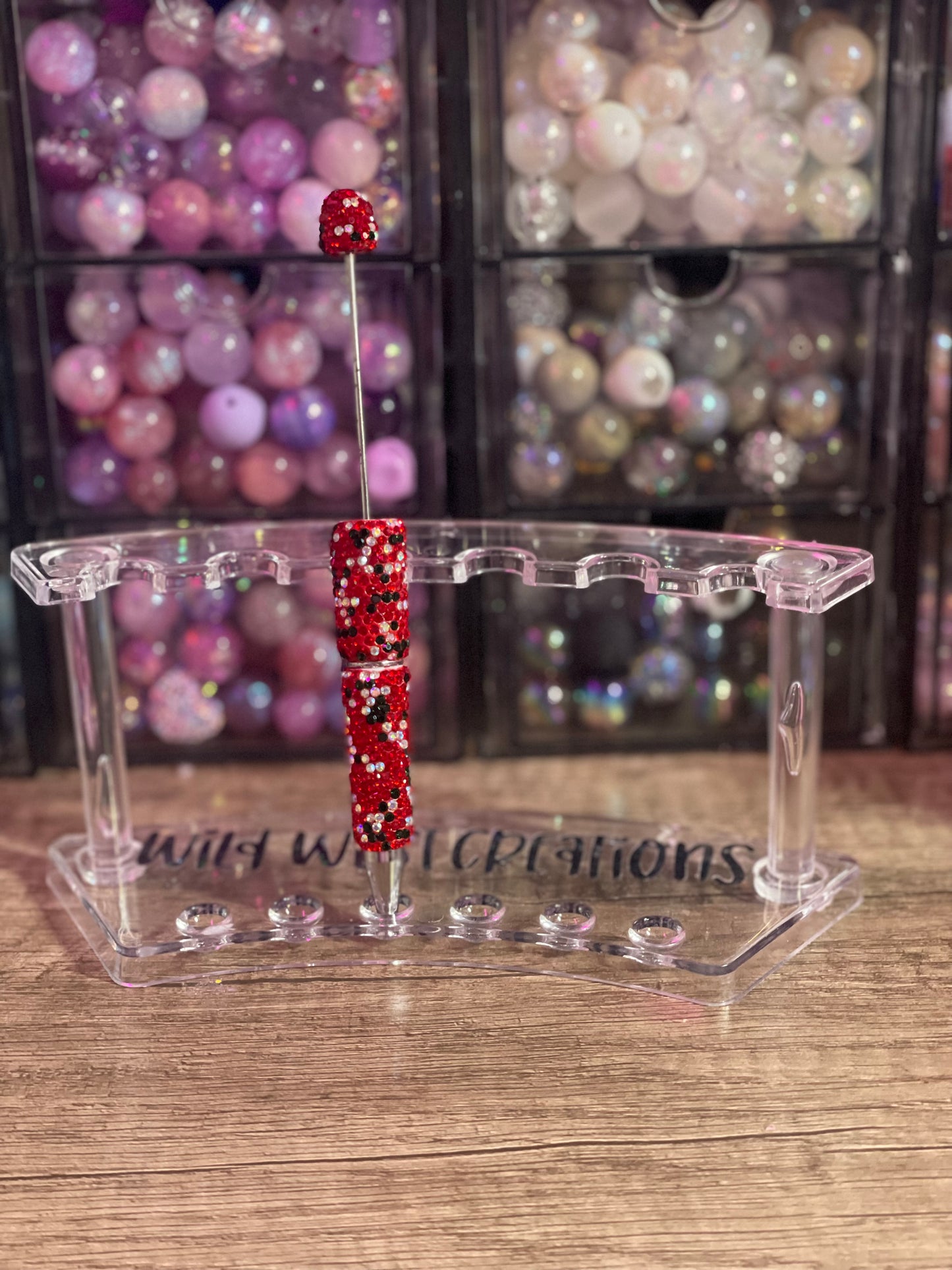 Xmas Red Bling Pen