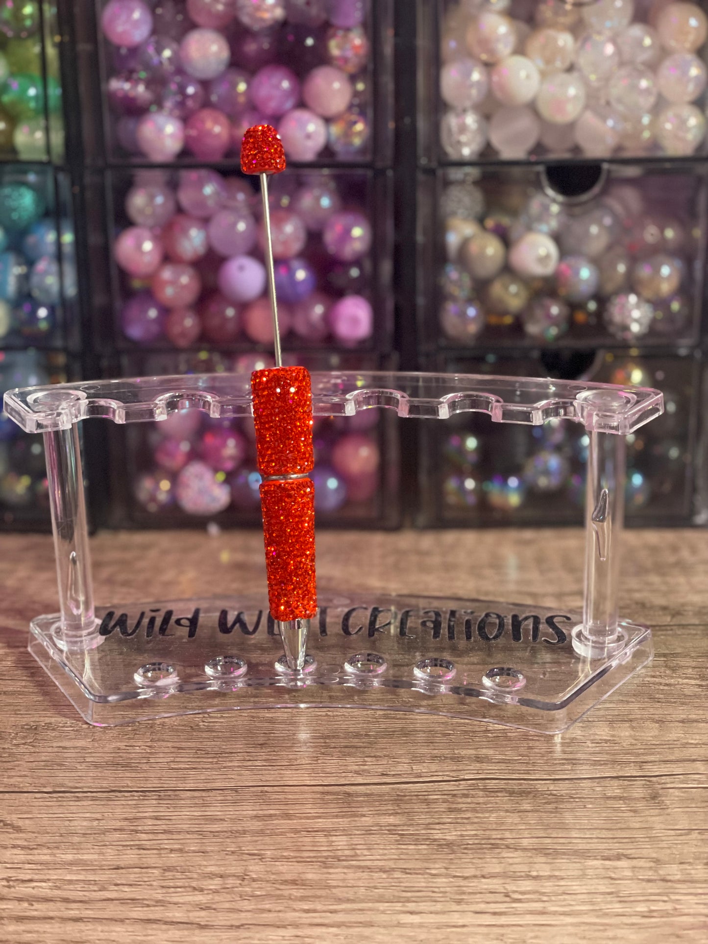 Orange Bling Pen
