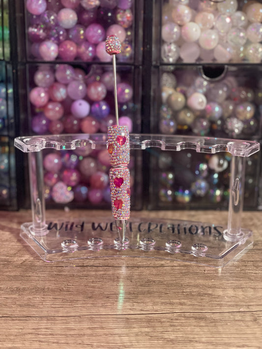 Hot Pink AB Bling Pen