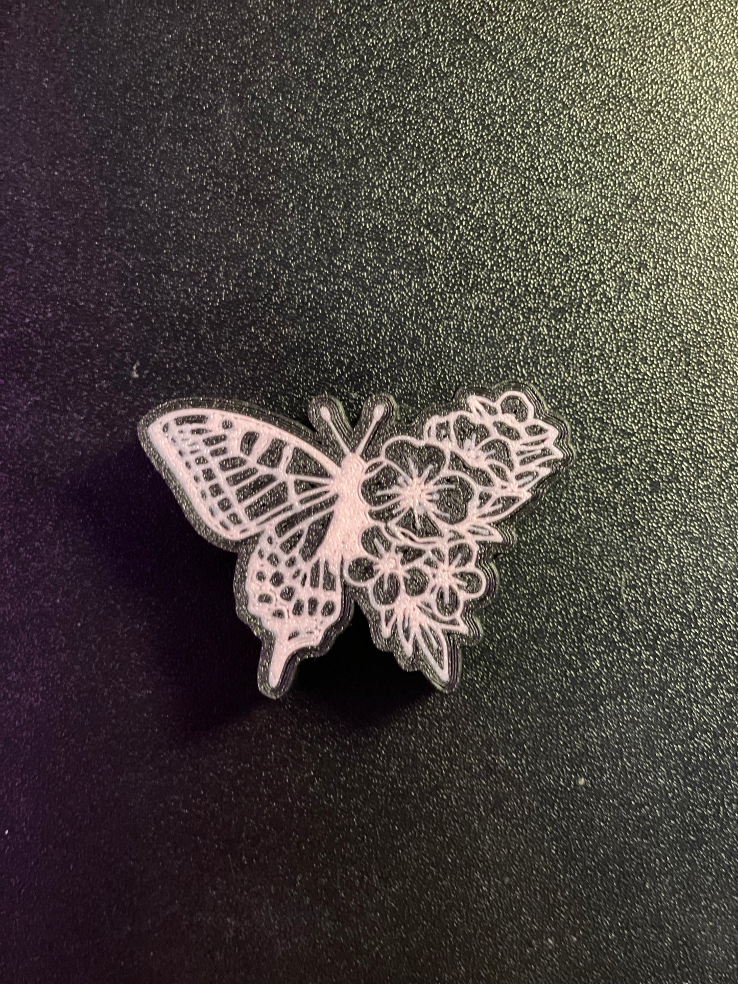Black & Pink Butterfly